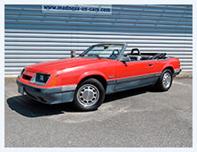 Ford Mustang GT Cabriolet 1986